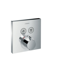 ShowerSelect Thermostat for concealed installation for 2 functions