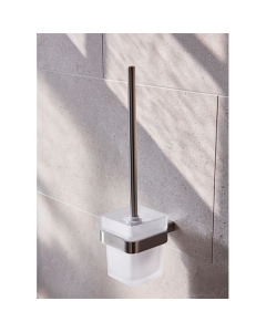 Miller Miami Stainless Steel Toilet Brush Set - Small Image