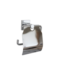 Miller Atlanta Toilet Roll Holder With Lid - Small Image