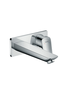 Logis Single lever basin mixer for concealed installation wall-mounted with spout 19,5 cm
