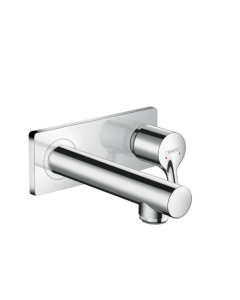 Talis S Single lever basin mixer for concealed installation wall-mounted with spout 16.5 cm
