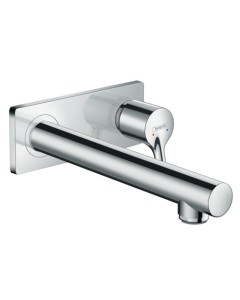 Talis S Single lever basin mixer for concealed installation wall-mounted with spout 22.5 cm