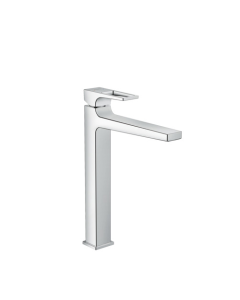 Metropol Single lever basin mixer 260 with loop handle for washbowls with push-open waste set