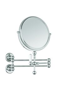 Burlington Cosmetic Wall Mirror - Chrome Small Image