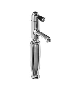 Burlington Chelsea Tall Straight Basin 1H Mixer Without Puw - Black Lever Small Image
