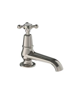 Lefroy Brooks Connaught *Single* Long Nose Pillar Tap - Nickel - Small Image