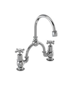 Burlington Claremont 2H Arch Basin Mixer Curved Spout For B14 & B16 Basins Only, Small Image