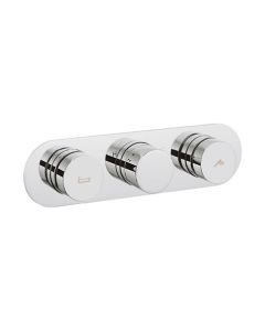 Dial Central Thermostatic Bath Valve with 2 Way Diverter 