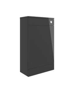 Edge X 500mm Floor Standing WC Unit - Anthracite Gloss - small image