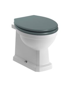 Venice BTW WC & Sea Green Wood Effect Seat - small image
