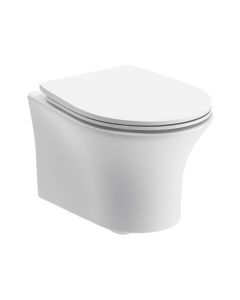 Grip Rimless Wall Hung WC & Soft Close Seat - small image