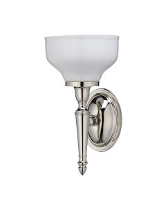 Burlington Oval Base, Frosted Cup  Glass Shade - Nickel Small Image