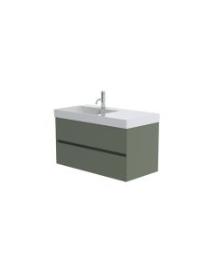 Catalano Zero Up 100 2 Drawer Unit Lh Cement Grey - Small Image