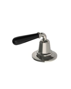 Lefroy Brooks La Chapelle D/M 2 Way Diverter With Black Torpedo Levers - Nickel - Small Image