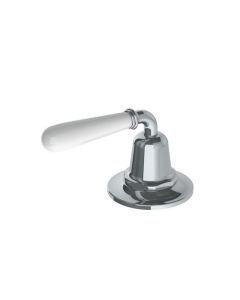 Lefroy Brooks La Chapelle D/M 2 Way Diverter With White Torpedo Levers - Chrome - Small Image