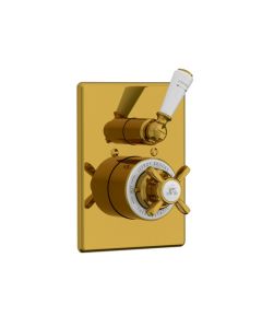 Lefroy Brooks Godolphin Conc Thermo Valve - Polished Brass - Small Image