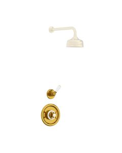 Lefroy Brooks Godolphin Conc Archipelago Therm Valve & Flow Control - Ant. Gold - Small Image
