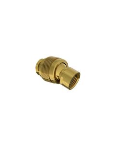 Lefroy Brooks Classic Showerhead Connector With Swivel Ball - Polished Brass - Small Image