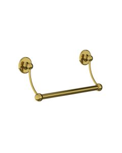 Lefroy Brooks Classic Edwardian 254Mm Towel Rail - Antique Gold - Small Image