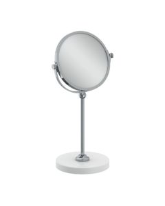 Lefroy Brooks Classic Edwardian Vanity Mirror - Chrome - Small Image