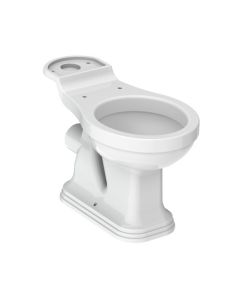 Lefroy Brooks Belle Aire Close Coupled Pan - White - Small Image