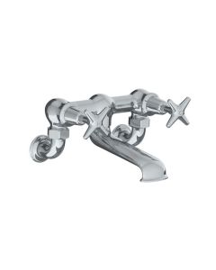Lefroy Brooks Connaught W/M Bath Filler With Star Handles - Chrome - Small Image