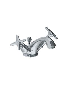 Lefroy Brooks Classic Star Handle Mono Basin Mixer With Puw - Chrome - Small Image