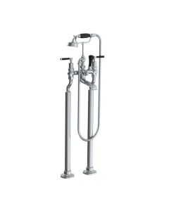 Lefroy Brooks Mackintosh Black Lever Bsm With Standpipes - Chrome - Small Image