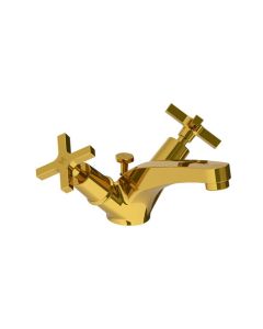 Lefroy Brooks Mackintosh Mono Basin Mixer With Puw - Antique Gold - Small Image