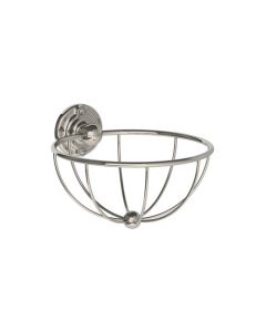 Lefroy Brooks Belle Aire W/M Circular Sponge Basket - Nickel - Small Image
