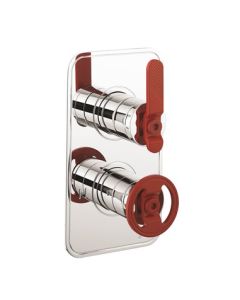 Union 2 Handle Trimset Chrome Red Lever - must be paired with WLBP1000R+ or WLBP1500R+