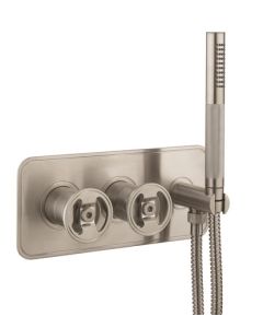 Union 2 Handle Trimset Brushed Nickel with Handset & Hose - must be paired with WLBP1501R+