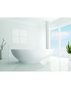 Gio Bath 1645x935mm - White small Image
