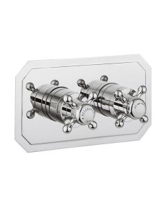 Belgravia 2 Handle Trimset Chrome Crosshead - must be paired with WLBP1501RC+